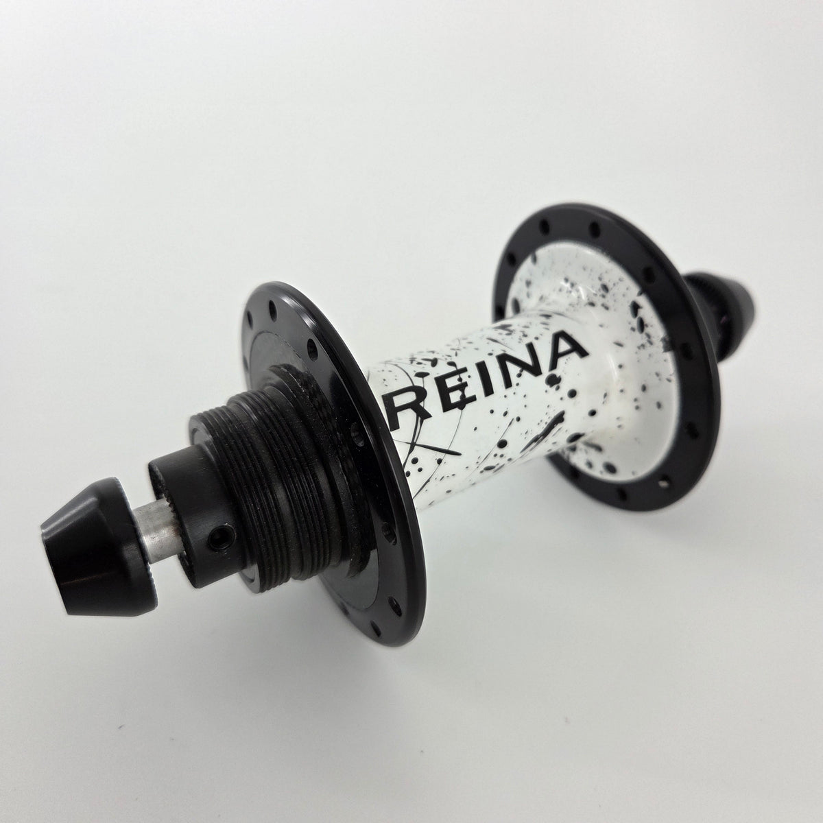 Reina High-Flange Carbon Track Hubs - Black Splash