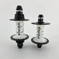 Reina High-Flange Carbon Track Hubs - Black Splash