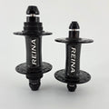 Reina High-Flange Carbon Track Hubs - Black