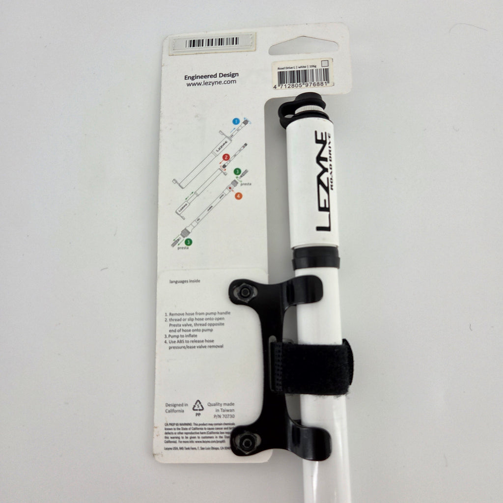 Lezyne Road Drive Air Pump - White