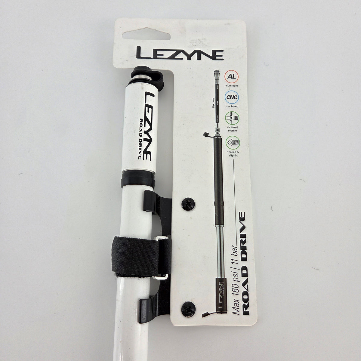 Lezyne Road Drive Air Pump - White