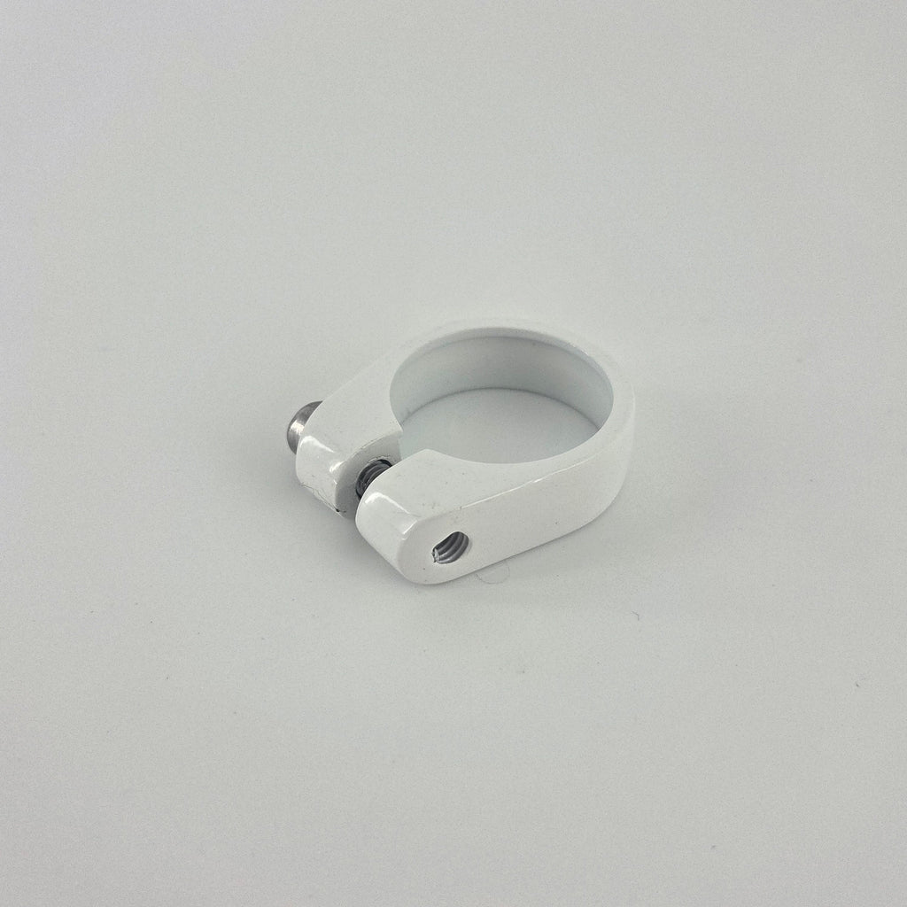 Oversized White Seat Post Clamp
