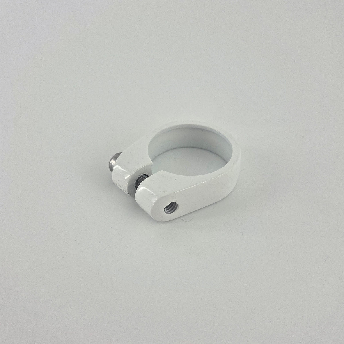 Oversized White Seat Post Clamp